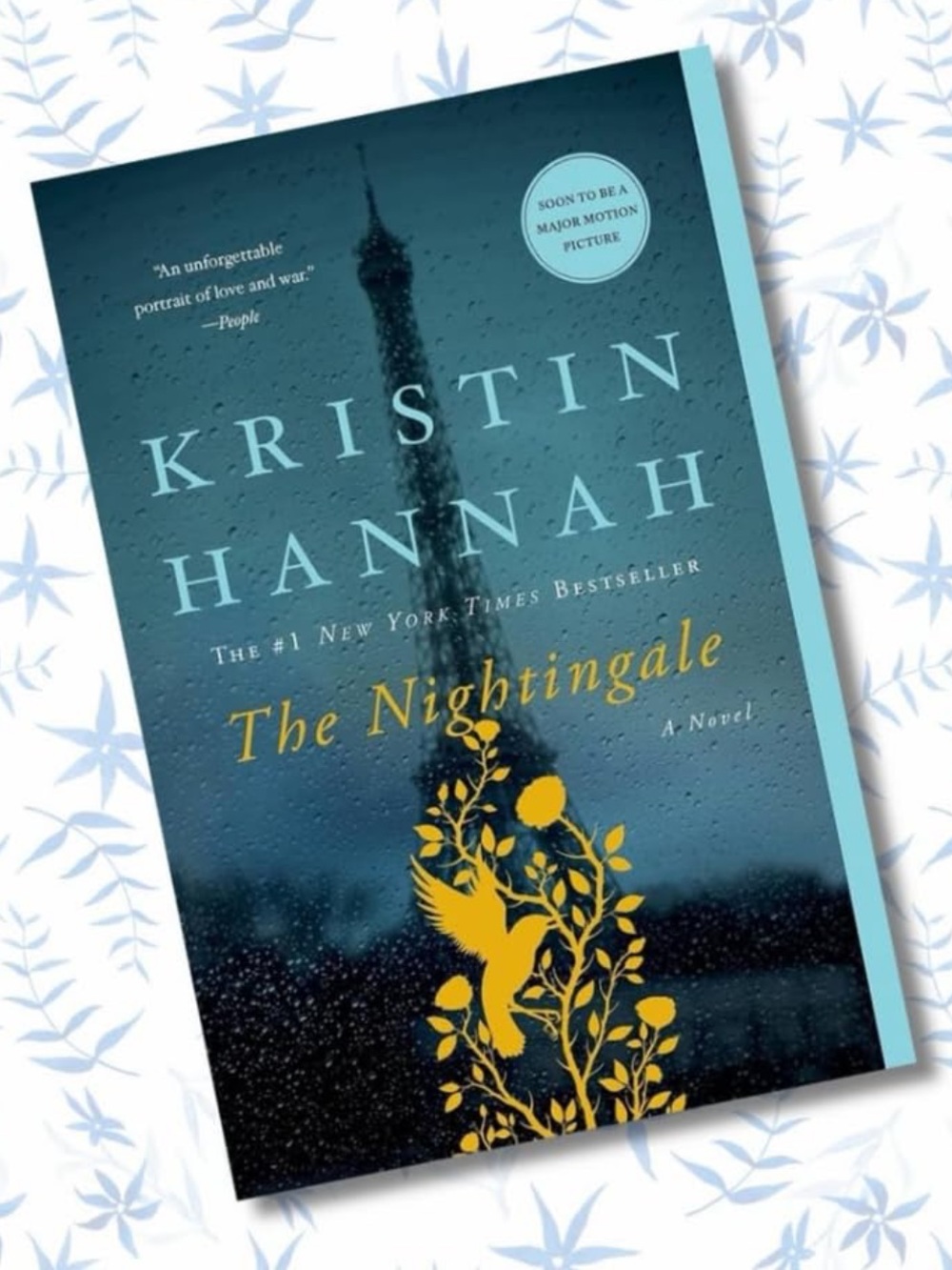 Kristin Hannah "The Nightingale" — Blue & Gold Paperback